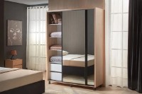 Dulap cu uşi glisante Ambianta Havana Mirror 1.6m Artisan imaginea #2 — magazin online Desire.md