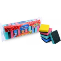 Губки для уборки Arix Color Sponge 10pcs фото №2 — интернет-магазин Desire.md
