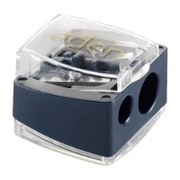 Ascuțitoare pentru creioane cosmetice Aden Cosmetics Cosmetic Twin Sharpener