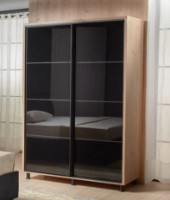 Dulap cu uşi glisante Ambianta Torino Glass 1.6m Artisan imaginea #1 — magazin online Desire.md