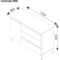Comodă Ambianta Rio Artisan imaginea #2 — magazin online Desire.md