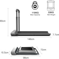 Беговая дорожка Kingsmith R1 Pro Folding Treadmill Black фото №8 — интернет-магазин Desire.md