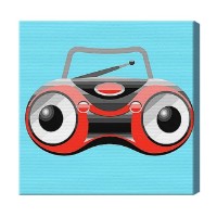 Tablou pe numere Art Gallery Premium Красный магнитофон 20x20см (BX2529)