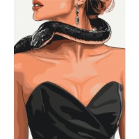 Картина по номерам Brushme Змеиная грация 40x50cm (BS54342)