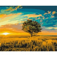 Tablou pe numere Brushme Золотой закат 40х50cm (BS52578)