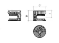 Стяжка мебельная Profmet 063400 фото №3 — интернет-магазин Desire.md