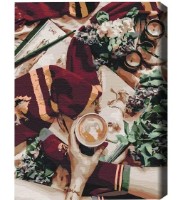 Tablou pe numere Brushme На кофе в Хогвартсе 40x50cm (4820262620039)