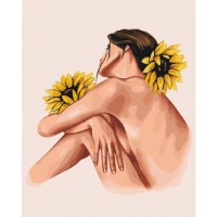 Картина по номерам Brushme Объятия подсолнухов 40x50cm (BS54281)