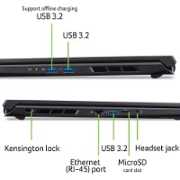 Laptop Acer Nitro V 17 AI ANV17-41-R3ER  Obsidian Black imaginea #3 — magazin online Desire.md