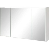 Шкаф с зеркалом Martat Menekse 100 White/Black (11958)