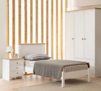 Кровать Trendy Blink White/Oak 90x190cm GTR007474 фото №3 — интернет-магазин Desire.md