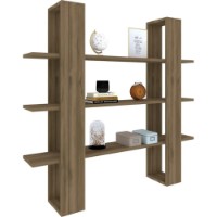 Etajeră Trendy Ada Walnut 120x23x120cm GTR000511 imaginea #3 — magazin online Desire.md