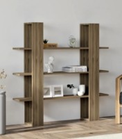 Etajeră Trendy Ada Walnut 120x23x120cm GTR000511