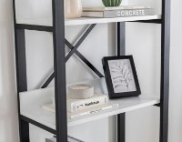 Etajeră Trendy Adisa Black/White 150x32x54cm GTR000520 imaginea #4 — magazin online Desire.md