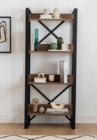 Etajeră Trendy Adisa Black/Walnut 150x30x63cm GTR000519 imaginea #2 — magazin online Desire.md