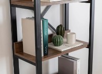 Etajeră Trendy Adisa Black/Walnut 150x30x63cm GTR000519 imaginea #3 — magazin online Desire.md