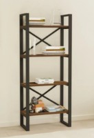 Etajeră Trendy Alaro Walnut/Black 150x66x32cm GTR005992