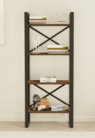 Etajeră Trendy Alaro Walnut/Black 150x66x32cm GTR005992 imaginea #2 — magazin online Desire.md