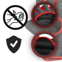 Перчатки для тренировок Spokey Lava S Red (928973) фото №5 — интернет-магазин Desire.md