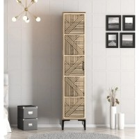 Dulap Trendy Kumsal P Walnut/Cream 201.4x47.5x40cm GTR001715 imaginea #5 — magazin online Desire.md