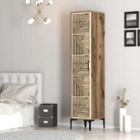 Dulap Trendy Kumsal P Walnut/Cream 201.4x47.5x40cm GTR001715 imaginea #7 — magazin online Desire.md