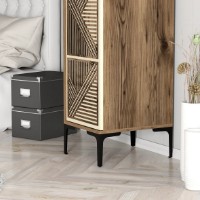 Dulap Trendy Kumsal P Walnut/Cream 201.4x47.5x40cm GTR001715 imaginea #8 — magazin online Desire.md