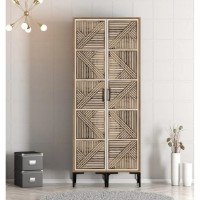 Dulap Trendy Kumsal PP Walnut/Cream 201.4x47.5x80cm GTR001745 imaginea #1 — magazin online Desire.md