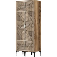 Dulap Trendy Kumsal PP Walnut/Cream 201.4x47.5x80cm GTR001745 imaginea #2 — magazin online Desire.md