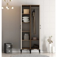 Dulap Trendy Kumsal PP Walnut/Cream 201.4x47.5x80cm GTR001745 imaginea #3 — magazin online Desire.md