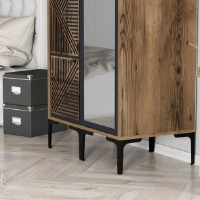 Dulap Trendy Kumsal PR Walnut/Anthracit 201.4x47.5x80cm GTR001749 imaginea #4 — magazin online Desire.md