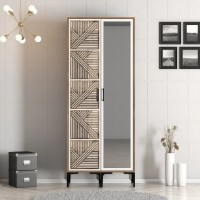 Dulap Trendy Kumsal PR Walnut/White 201.4x47.5x80cm GTR001751