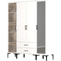 Dulap Trendy Kumsal PTR White 201.4x47.5x160cm GTR001802 imaginea #4 — magazin online Desire.md