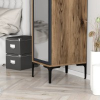 Dulap Trendy Kumsal R Walnut/Anthracit 201.4x47.5x40cm GTR001719 imaginea #3 — magazin online Desire.md