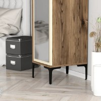 Dulap Trendy Kumsal R Walnut/Cream 201.4x47.5x40cm GTR001720 imaginea #6 — magazin online Desire.md