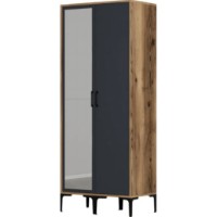 Dulap Trendy Kumsal RS Walnut/Anthracit 201.4x47.5x80cm GTR001739 imaginea #4 — magazin online Desire.md