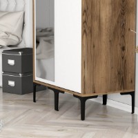 Dulap Trendy Kumsal RS Walnut/White 201.4x47.5x80cm GTR001741 imaginea #3 — magazin online Desire.md