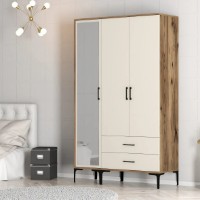 Dulap Trendy Kumsal RT Walnut/Cream 201.4x47.5x120cm GTR001770 imaginea #5 — magazin online Desire.md