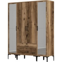 Dulap Trendy Kumsal RTR Walnut 201.4x47.5x160cm GTR001803 imaginea #5 — magazin online Desire.md