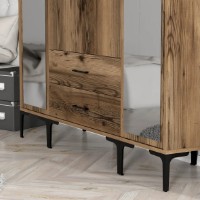 Dulap Trendy Kumsal RTR Walnut 201.4x47.5x160cm GTR001803 imaginea #3 — magazin online Desire.md