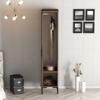 Шкаф Trendy Kumsal S Walnut 201.4x47.5x40cm GTR001708 фото №3 — интернет-магазин Desire.md