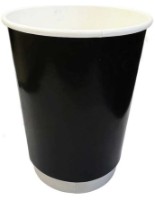 Set pahare de unică folosință AmbalajMarket DW Black 4833 280ml 25pcs