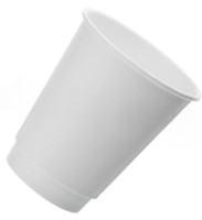 Set pahare de unică folosință AmbalajMarket DW White 10526 500ml 25pcs