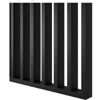 Перегородка из реек DeLINE Wall Black 2750x580x65mm
