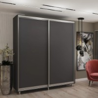 Dulap cu uşi glisante My-Style Chipboard 210x220x60 Anthracite (C21H2M02U01) imaginea #1 — magazin online Desire.md