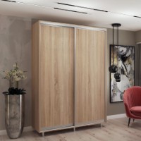 Dulap cu uşi glisante My-Style Chipboard 190x210x60 Sonoma Oak (C19H1M03U01) imaginea #1 — magazin online Desire.md