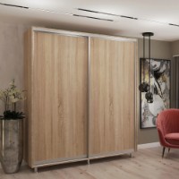 Dulap cu uşi glisante My-Style Chipboard 200x200x60 Sonoma Oak (C20H0M03U01) imaginea #1 — magazin online Desire.md