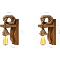 Бра Trendy KN15 Walnut/Gold GTR002243 2pcs фото №2 — интернет-магазин Desire.md