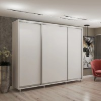 Dulap cu uşi glisante My-Style Chipboard 280x220x60 White (C28H2M01U010 imaginea #1 — magazin online Desire.md