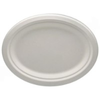 Set farfurii de unică folosință AmbalajMarket Bio White 2649 50pcs