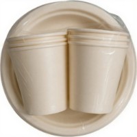 Set farfurii și pahare de unică folosință AmbalajMarket Bio 2629 12pcs